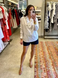 Adela Shirt In White