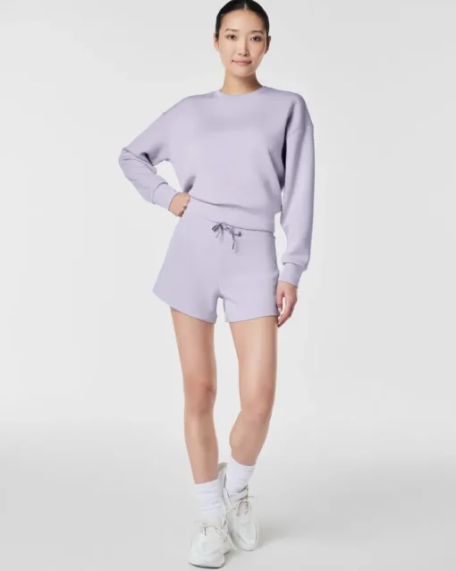 AirEssentials Crew Pullover In Violet Air