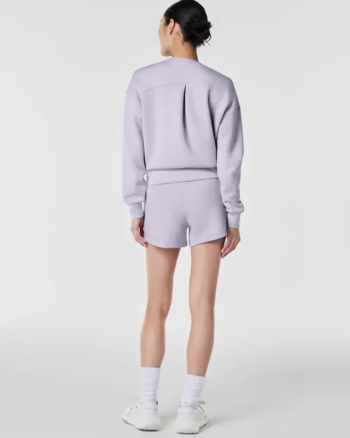 AirEssentials Crew Pullover In Violet Air