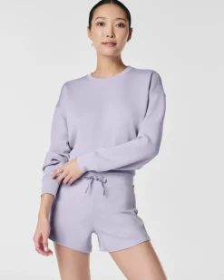 AirEssentials Crew Pullover In Violet Air
