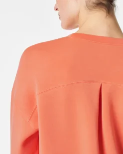 AirEssentials Crew Pullover In Peach