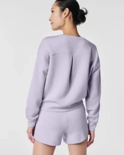 AirEssentials Crew Pullover In Violet Air
