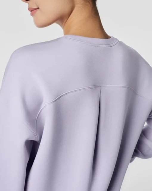 AirEssentials Crew Pullover In Violet Air