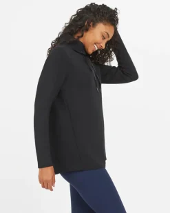 AirEssentials 'Got-Ya-Covered' Pullover Top In Very Black