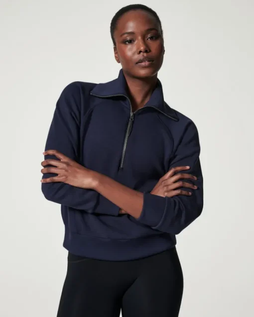AirEssentials Half-Zip Pullover In Navy