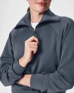 AirEssentials Half-Zip Pullover In Dark Storm