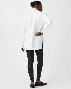 AirEssentials Turtleneck Tunic In Powder