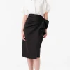 Atlas Pencil Skirt In Black
