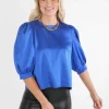 Bella Top In Dazzling Blue