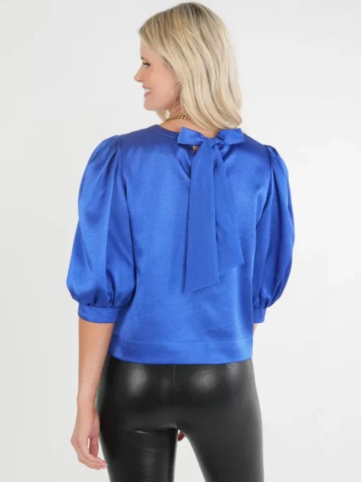 Bella Top In Dazzling Blue