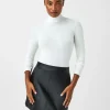 Better Base Long Sleeve Turtleneck Tee In Powder