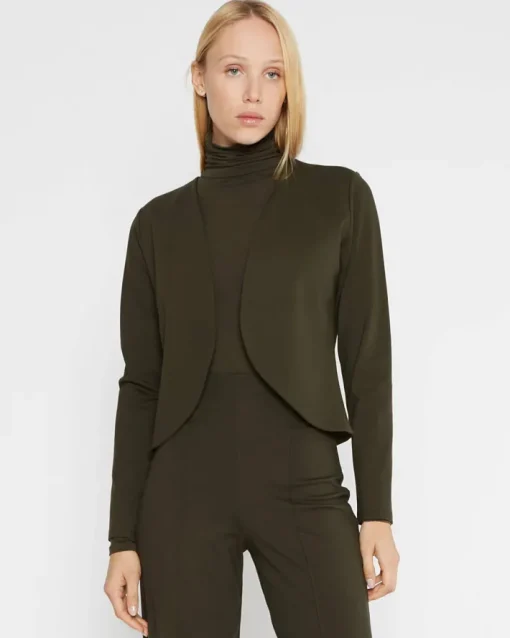 Bolero Blazer In Olive
