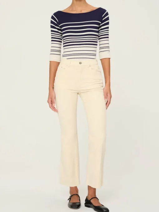 Bridget Cropped Corduroy Pant In Manilla