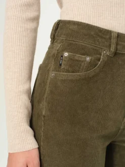 Bridget Cropped Corduroy Pant In Trellis