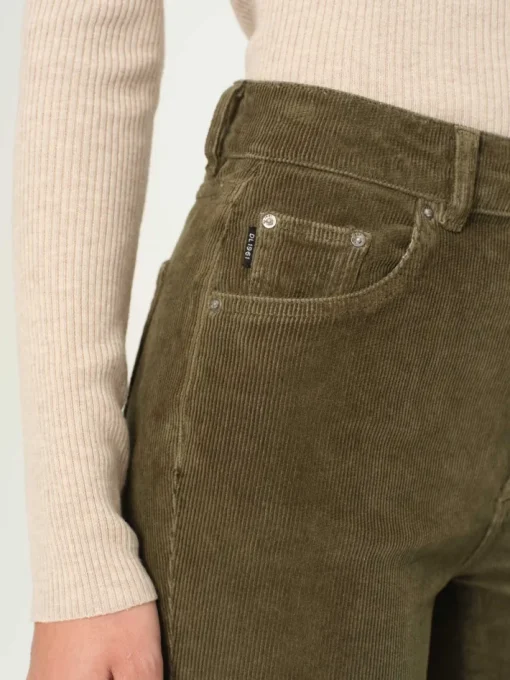 Bridget Cropped Corduroy Pant In Trellis