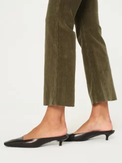 Bridget Cropped Corduroy Pant In Trellis