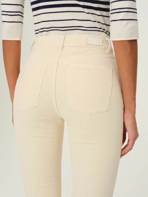 Bridget Cropped Corduroy Pant In Manilla