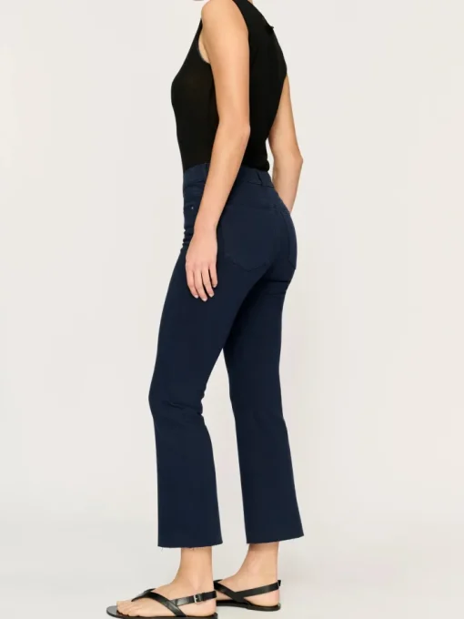Bridget Cropped Denim In Marine