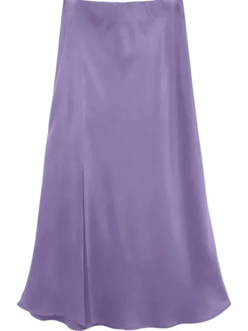 Brielle Midi Skirt In Lilac