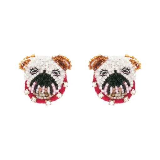 Bulldog Stud Earrings
