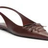Cady Slingback Flat In Brown