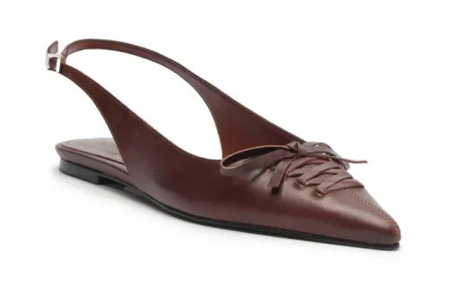Cady Slingback Flat In Brown