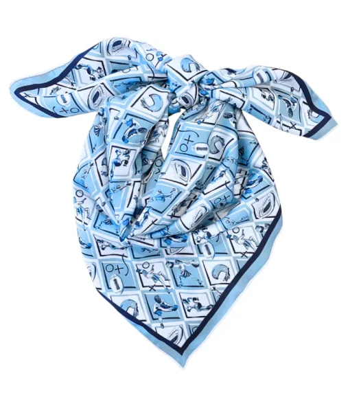 Carolina Gameday Scarf In Light Blue/Navy