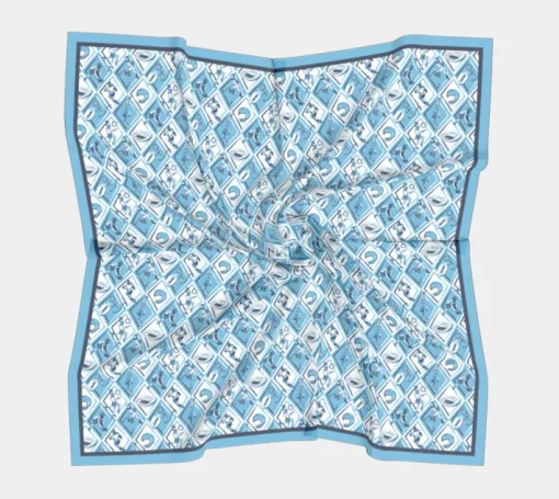 Carolina Gameday Scarf In Light Blue/Navy