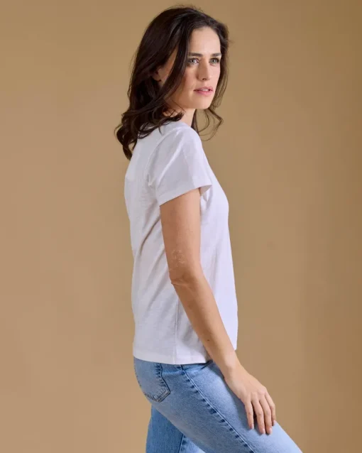 Charleston Tee In White