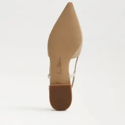 Cohen Flat In Tan/White