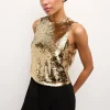 Davis Top In Taupe