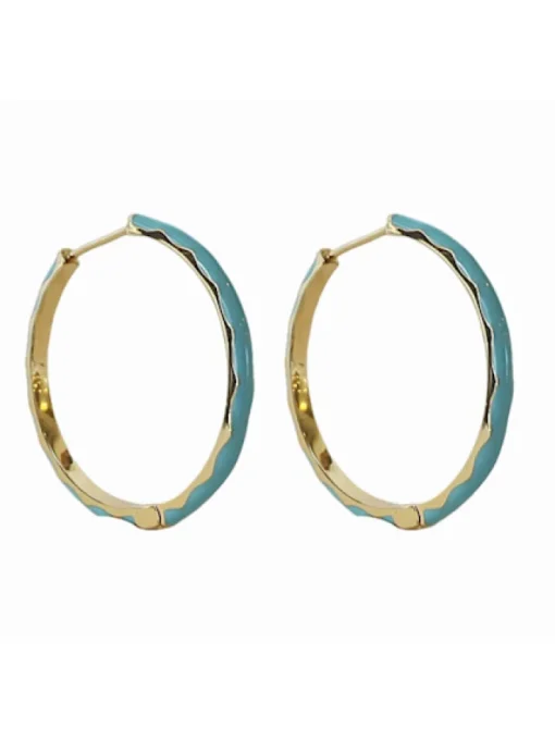 Exuma Hoops In Turquoise