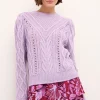 Felicia Sweater In Lavender