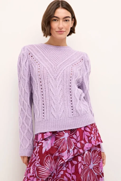 Felicia Sweater In Lavender