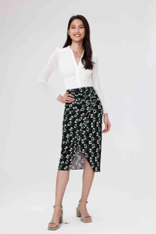 Garcel Skirt In Chain Spots Black