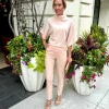 Germain Trousers In Winter Rose *FINAL SALE*
