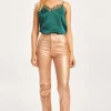 Gia Lace Trim Tank In Botanical Garden