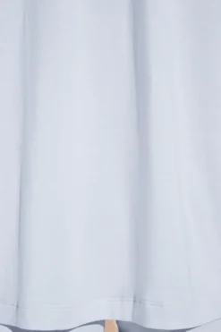 Gisele Tencel Modal Long PJ Set In Ice Blue/Ivory