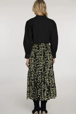 Izzy Midi Skirt In Sprig