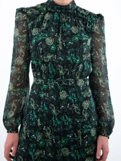 Jacqui-B Dress In Orchard Evergreen