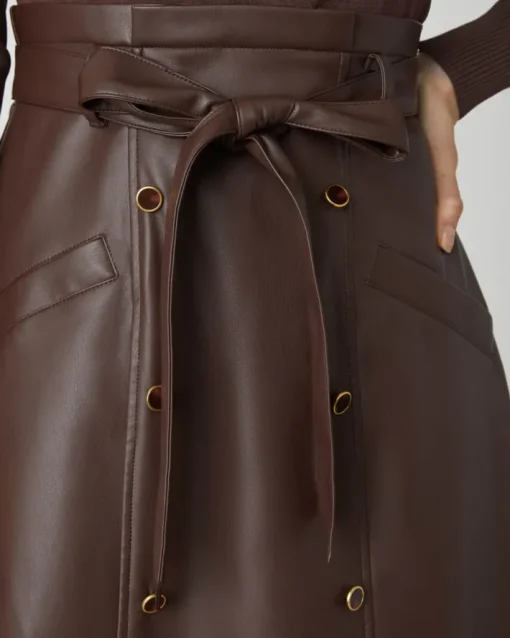 Jaden Dress In Chocolate Brown