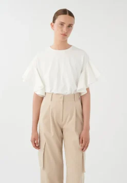 Jenthy Top In Netural White *FINAL SALE*