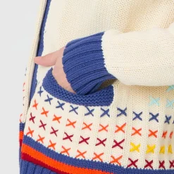 Joy Imperfect Heart Sweater Coat In Birch
