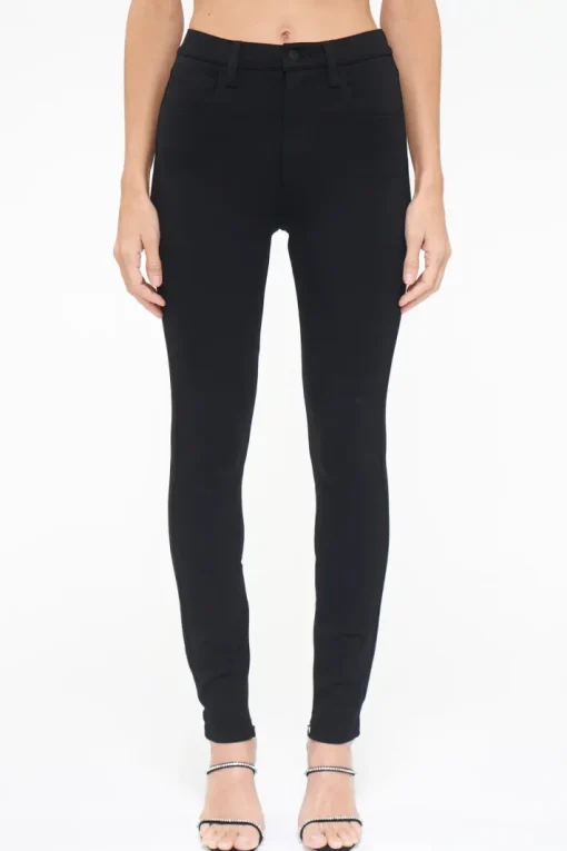 Kendall Zippered Detail Pants In Night Out