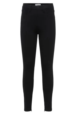 Kendall Zippered Detail Pants In Night Out