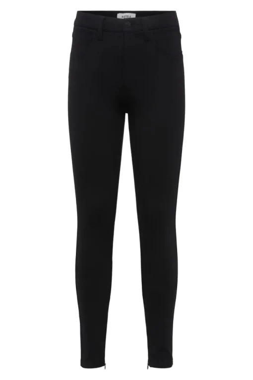 Kendall Zippered Detail Pants In Night Out