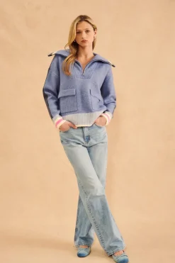 Kenny Pullover In Varsity Melange