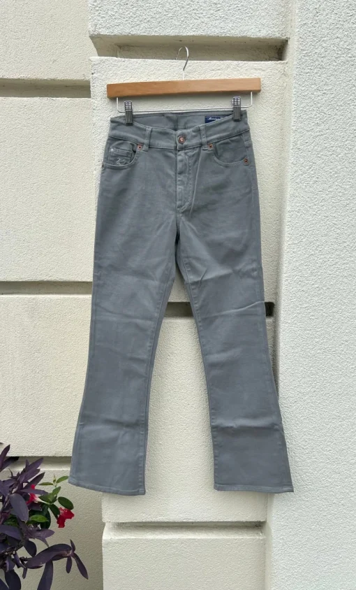 Kick Flare Jean In Dark Grey