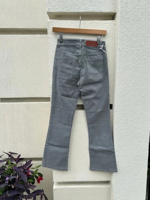 Kick Flare Jean In Dark Grey