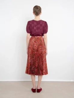 Kim Skirt In Paisley Dotted